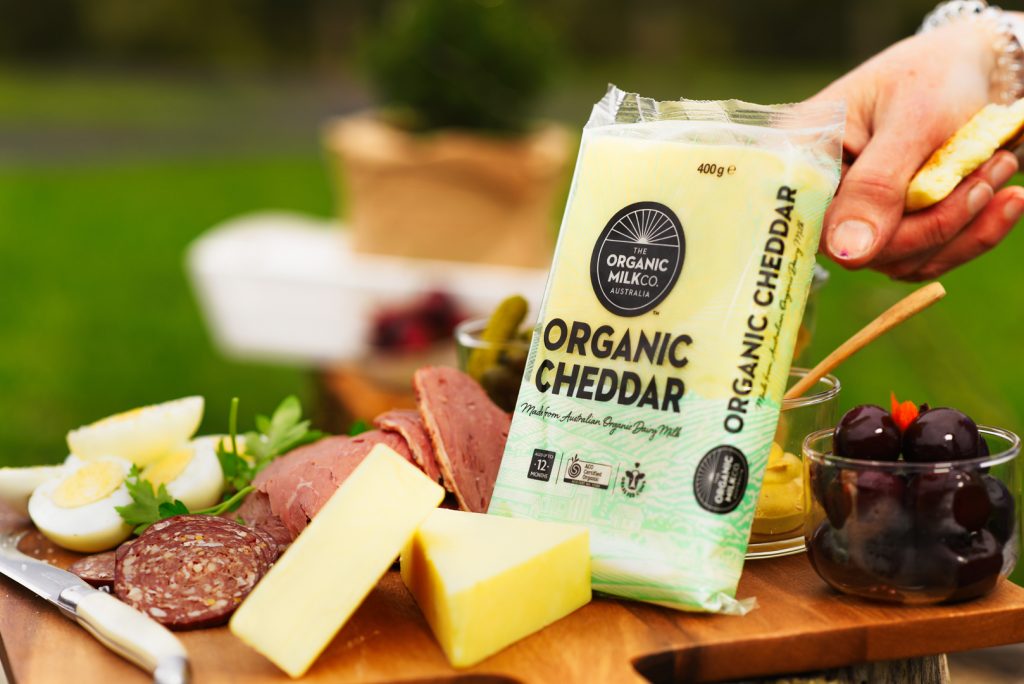 Quality cheddar from The Organic Milk Co
